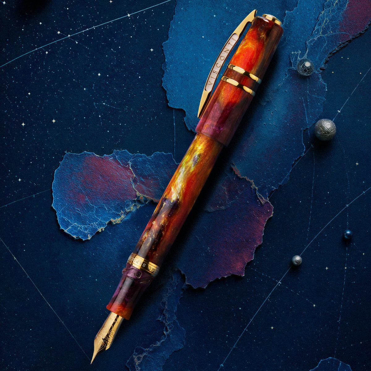 Visconti Homo Sapiens Fountain Pen - Orion Nebula (Limited Edition)-Pen Boutique Ltd