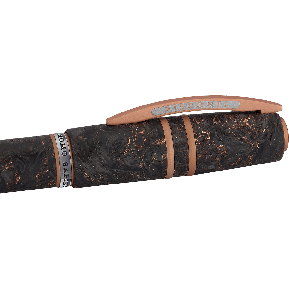 Visconti Homo Sapiens Fountain Pen - Carbon Rose - 18k Nib (Limited Edition) - Pen Boutique Ltd