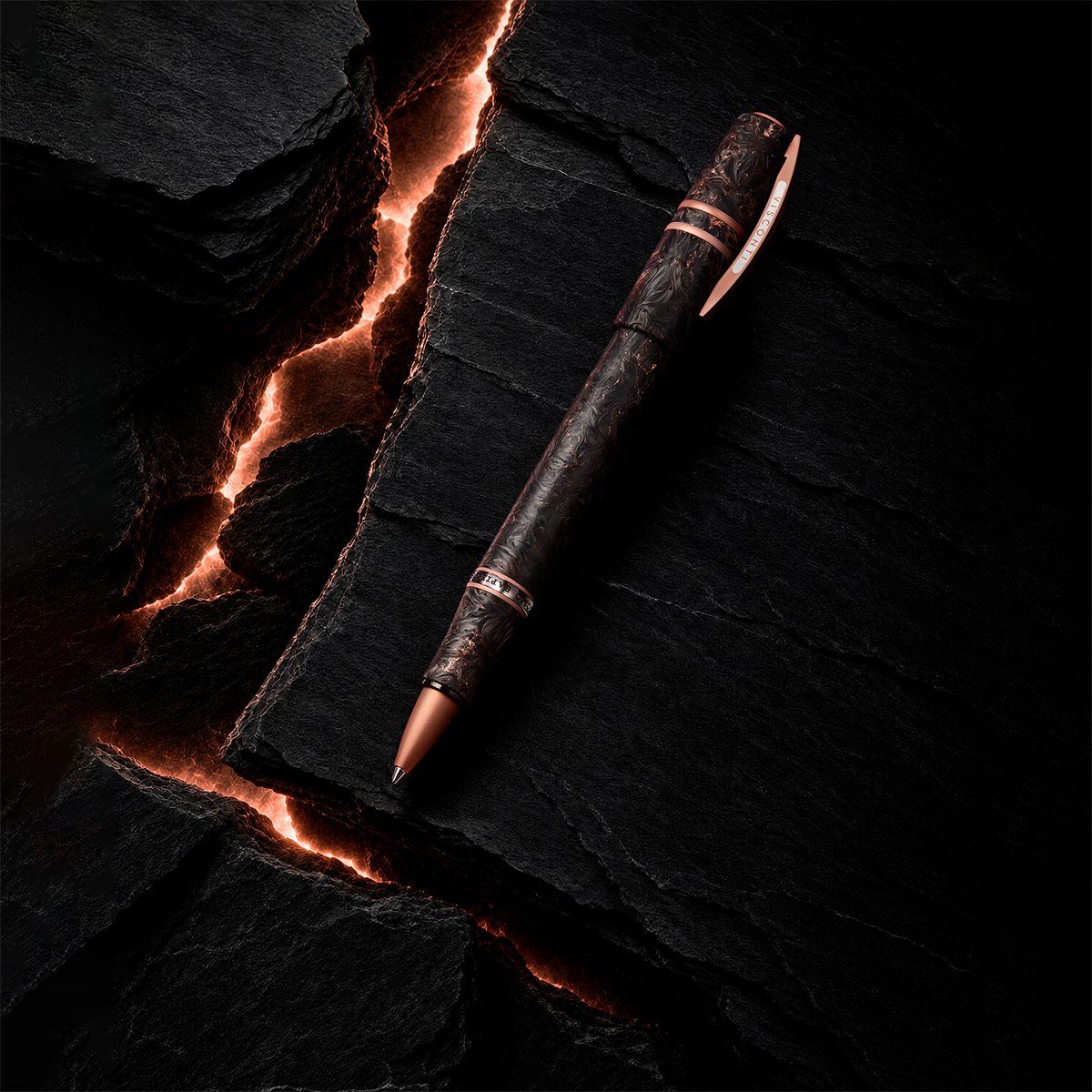 Visconti Homo Sapiens Rollerball Pen - Carbon Rose (Limited Edition)-Pen Boutique Ltd