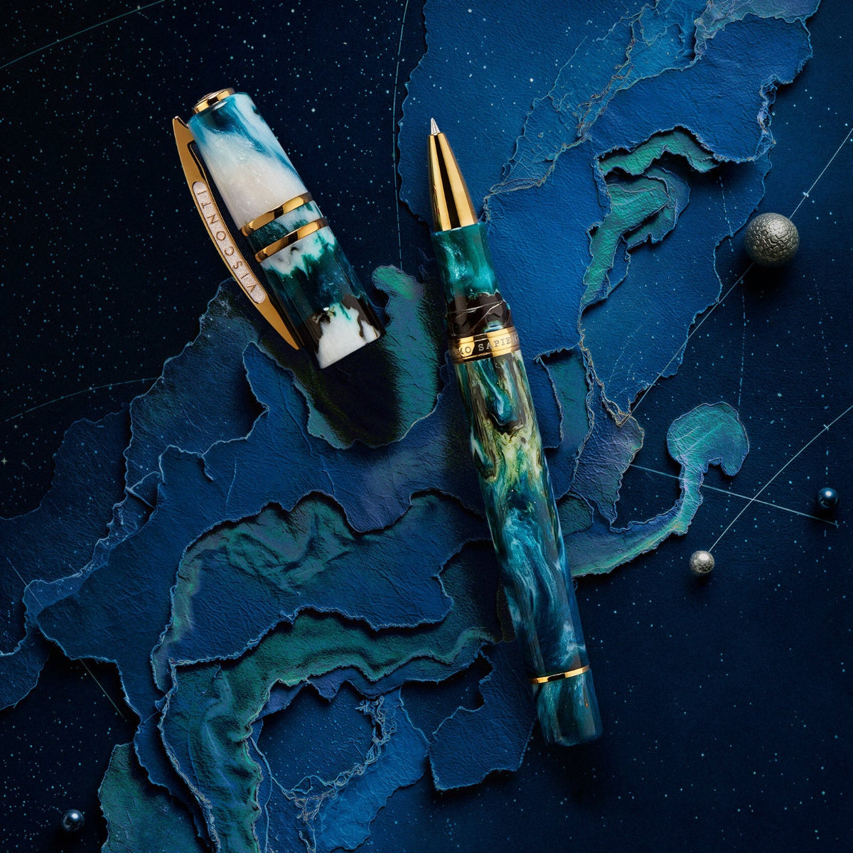 Visconti Homo Sapiens Rollerball Pen - Eagle Nebula (Limited Edition)-Pen Boutique Ltd