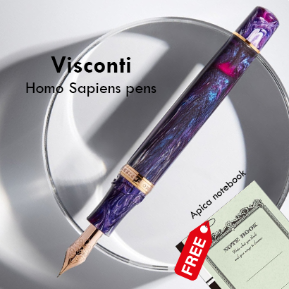 Visconti Homo Sapiens pens - FREE Apica notebook