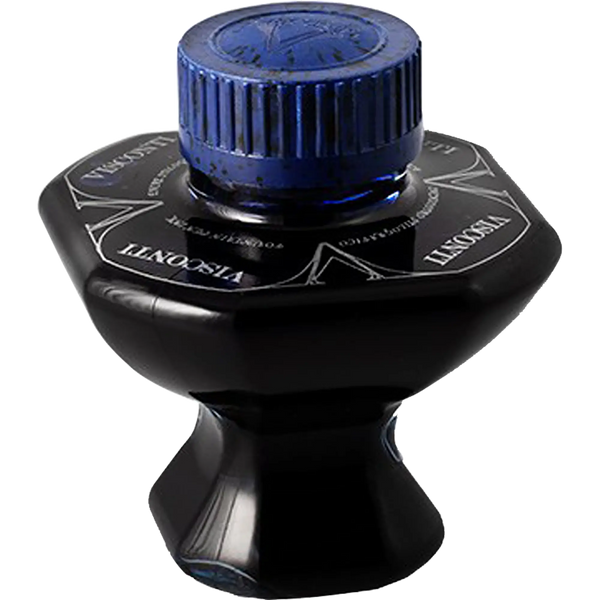 Visconti Ink Bottle - Blue - 40ml-Pen Boutique Ltd
