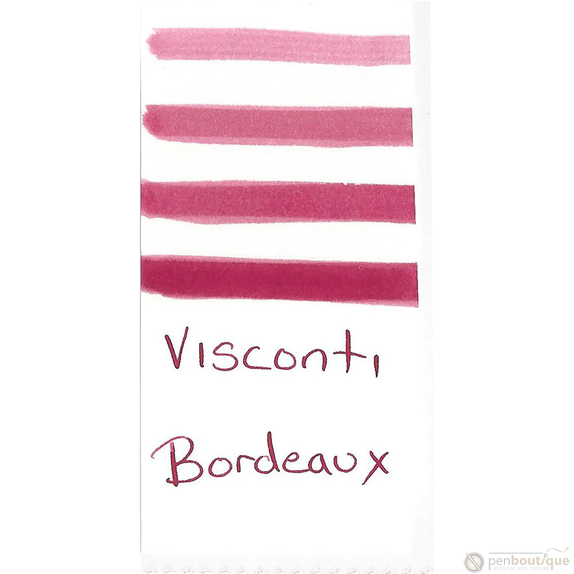 Visconti Ink Bottle - Bordeaux - 40ml-Pen Boutique Ltd