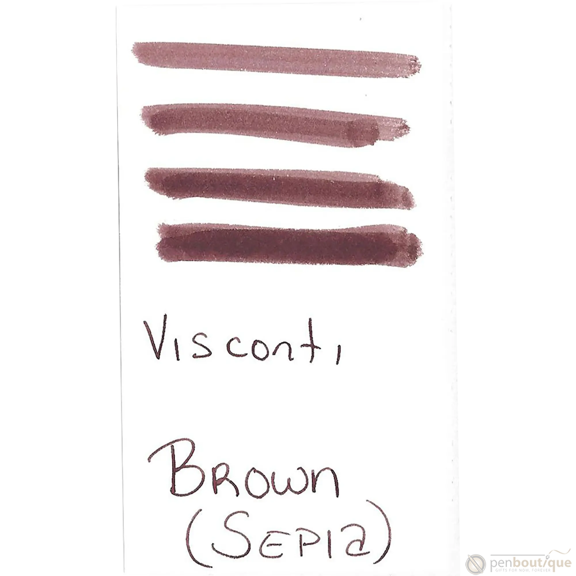 Visconti Ink Bottle - Brown - 40ml-Pen Boutique Ltd