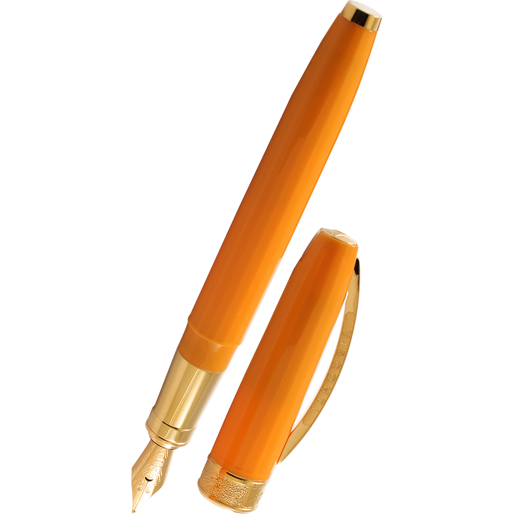 Visconti Michelangelo Fountain Pen - Orange (Special Edition)-Pen Boutique Ltd