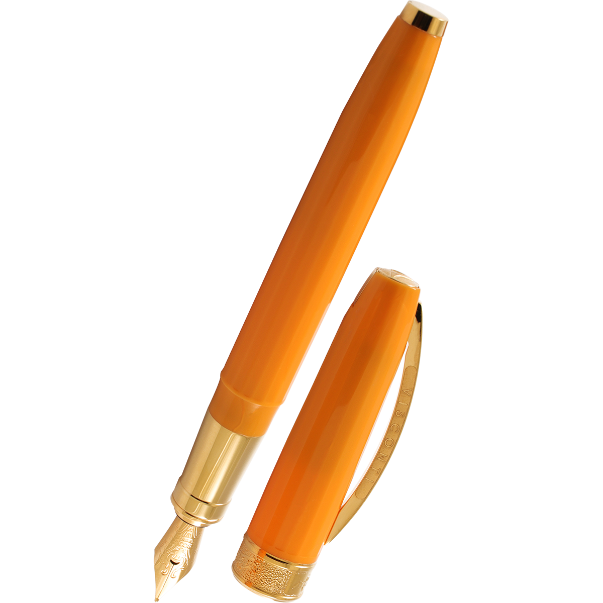 Visconti Michelangelo Fountain Pen - Orange (Special Edition)-Pen Boutique Ltd