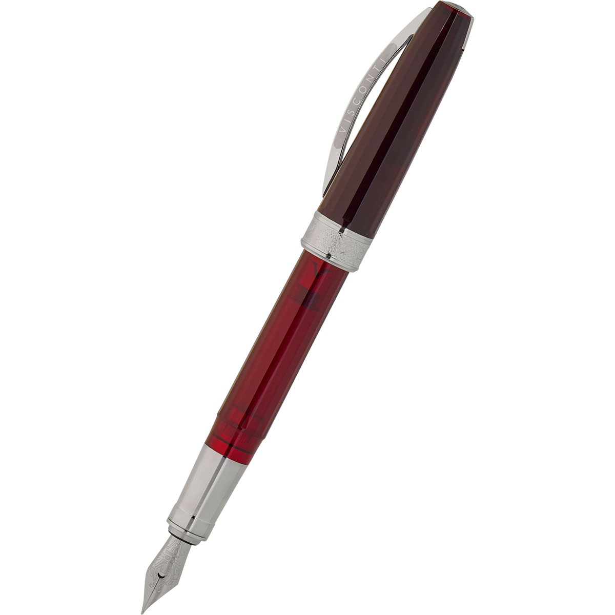 Visconti Michelangelo Fountain Pen - Red-Pen Boutique Ltd