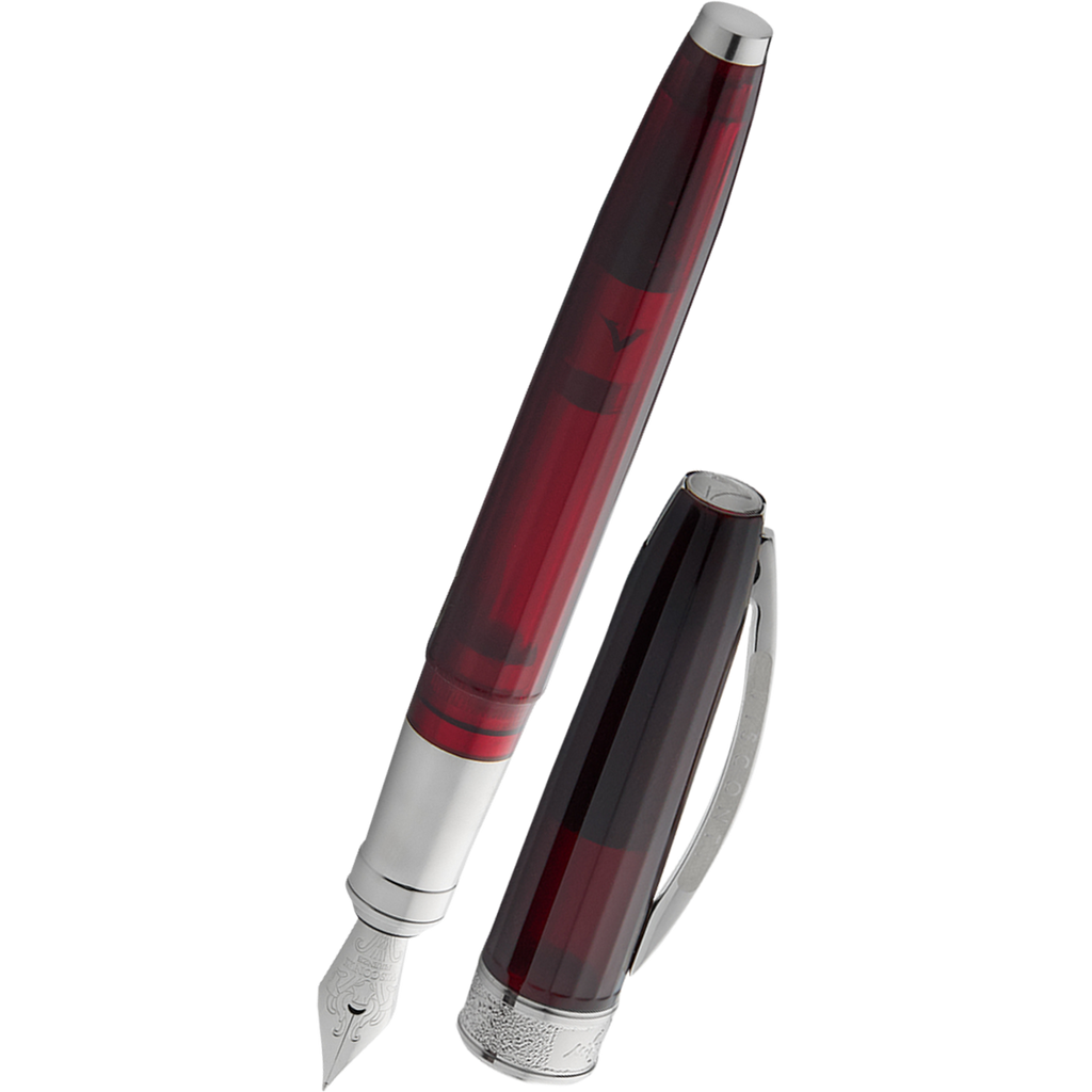 Visconti Michelangelo Fountain Pen - Red-Pen Boutique Ltd