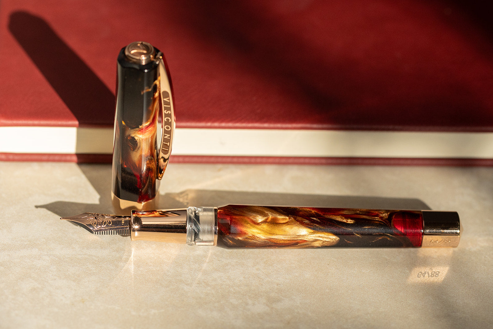 Visconti Opera Master Essence Fountain Pen - Firestorm (Limited Edition)-Pen Boutique Ltd