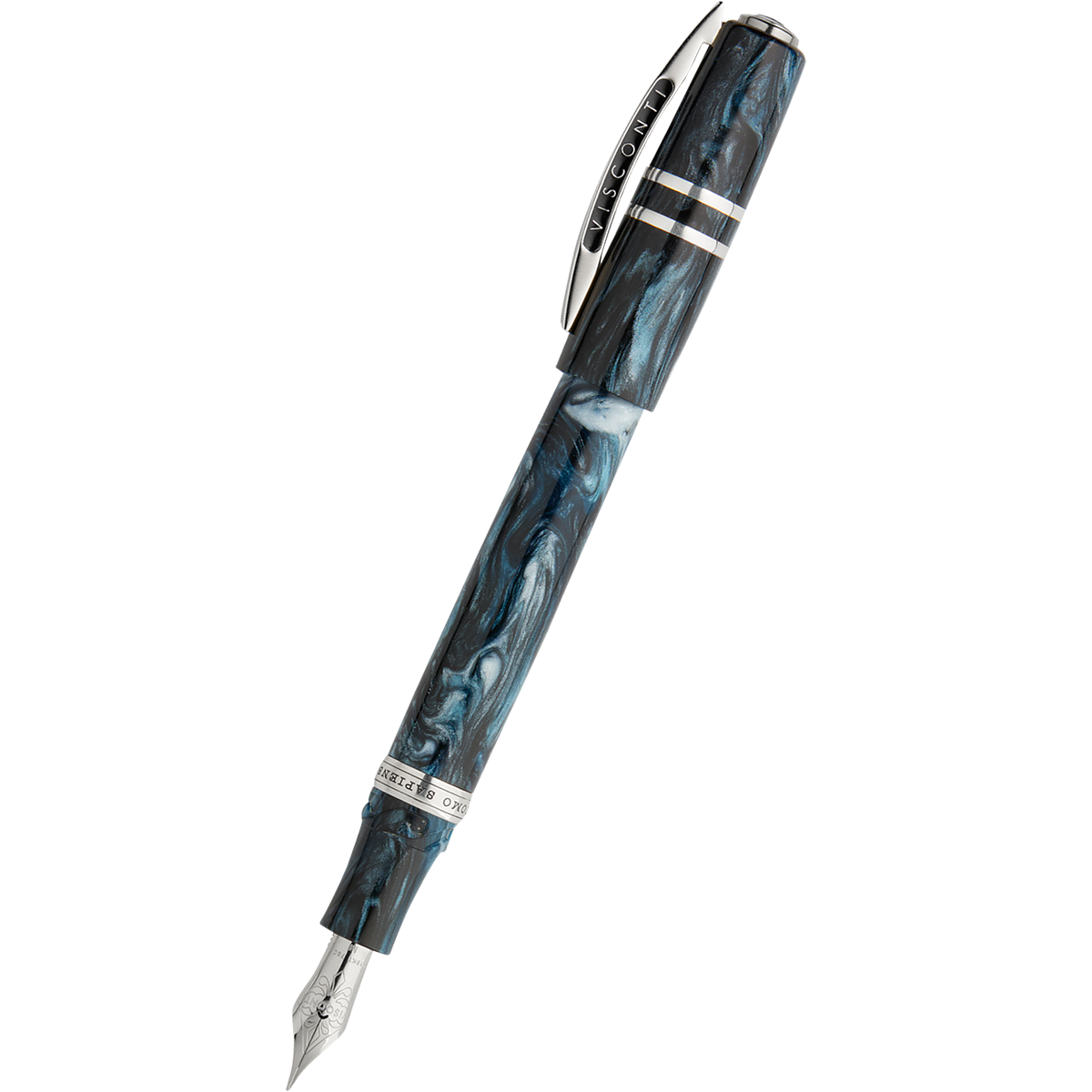 Visconti Homo Sapiens Fountain Pen - Dark Sapphire - 18k Nib (Limited Edition)-Pen Boutique Ltd