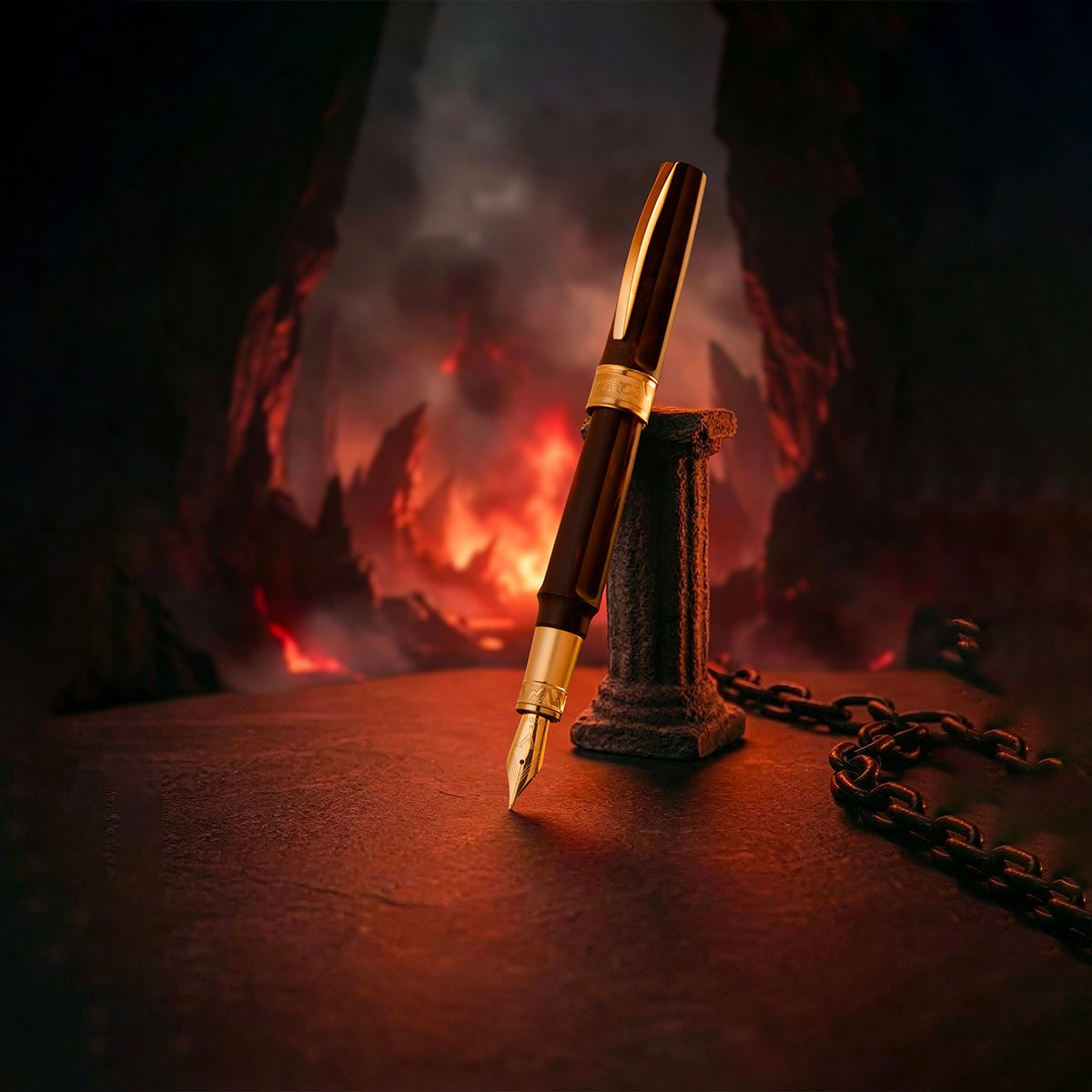 Visconti Mirage Fountain Pen - Mythos Hades-Pen Boutique Ltd