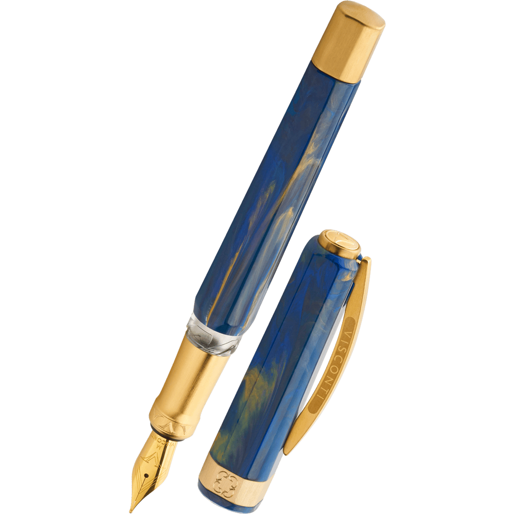 Visconti Opera Gold Fountain Pen - Blue-Pen Boutique Ltd