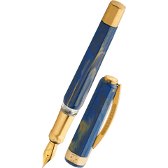 Visconti Opera Gold Fountain Pen - Blue-Pen Boutique Ltd