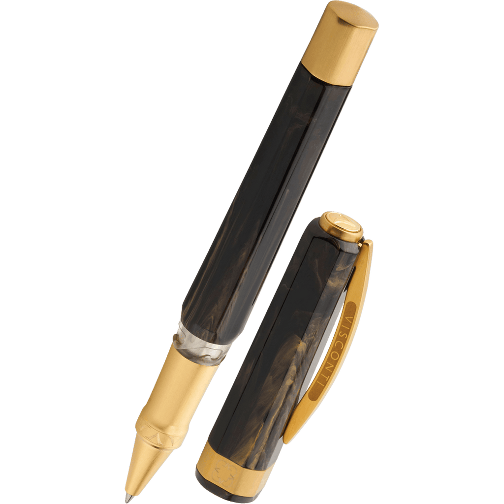 Visconti Opera Gold Rollerball Pen - Black-Pen Boutique Ltd