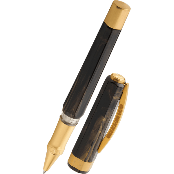 Visconti Opera Gold Rollerball Pen - Black-Pen Boutique Ltd