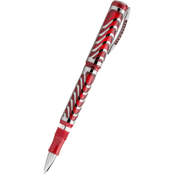 Visconti Skeleton Rollerball Pen - Ruby Red - Oversize (Limited Edition)-Pen Boutique Ltd