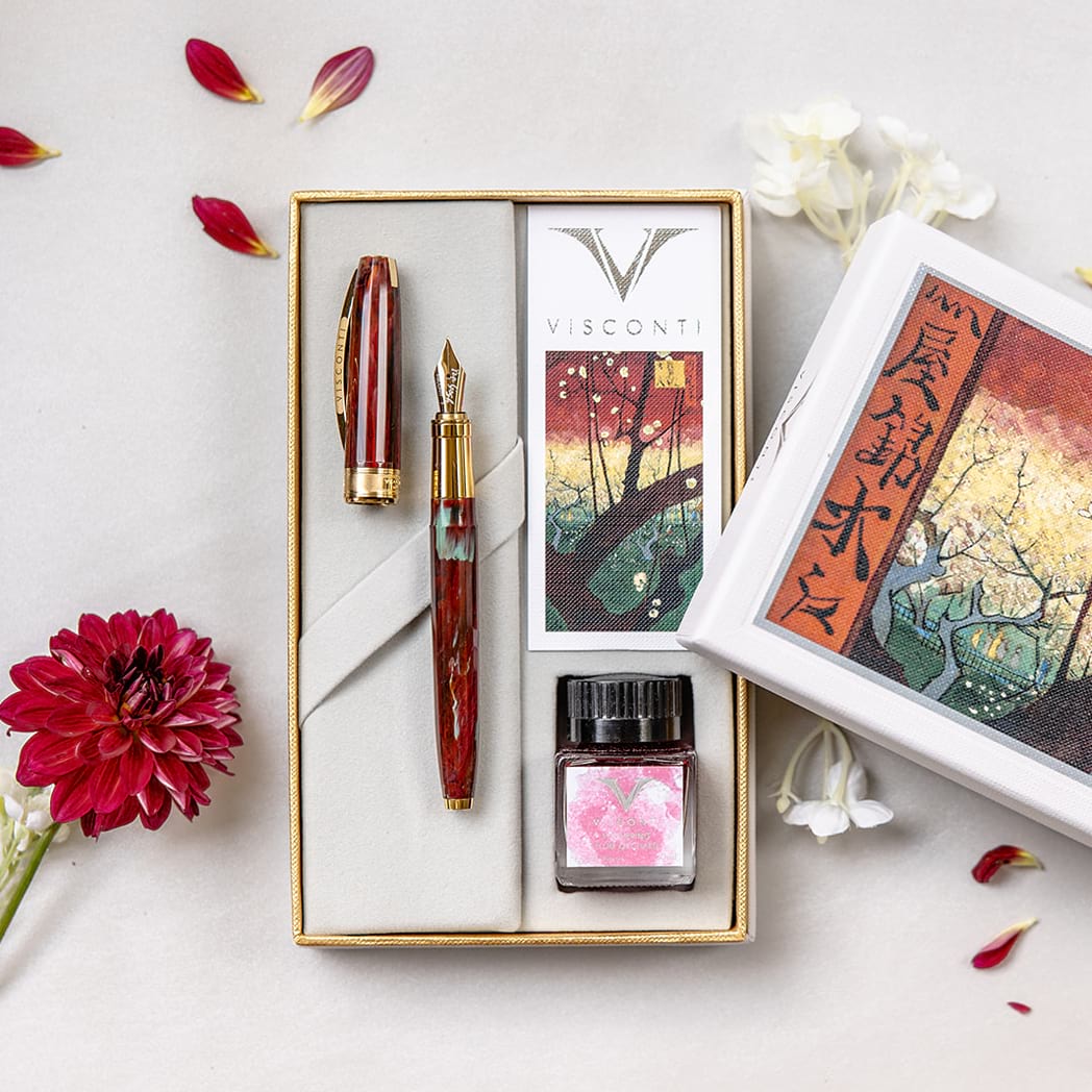 Visconti Van Gogh Fountain Pen - Flowering Plum Orchard-Pen Boutique Ltd