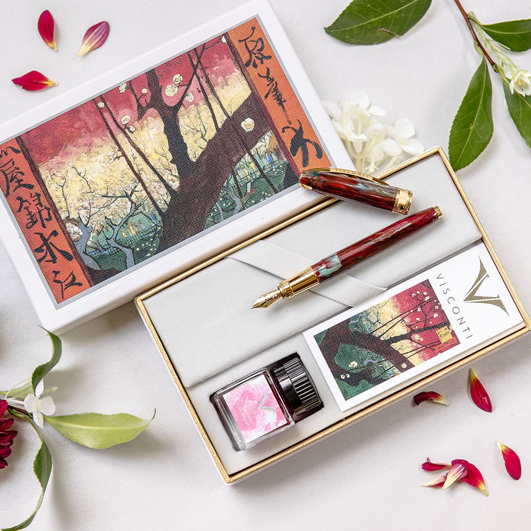 Visconti Van Gogh Fountain Pen - Flowering Plum Orchard-Pen Boutique Ltd