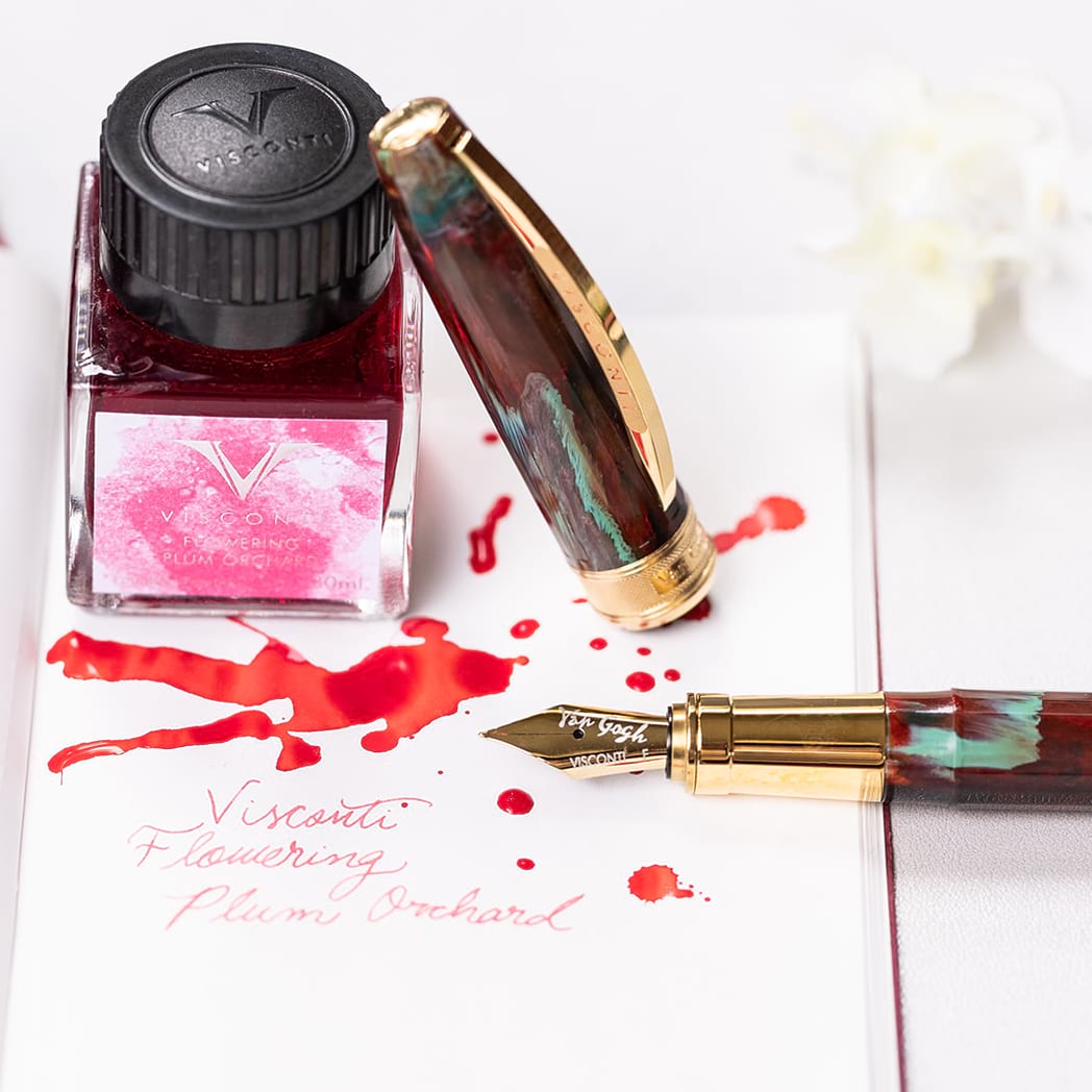 Visconti Van Gogh Fountain Pen - Flowering Plum Orchard-Pen Boutique Ltd