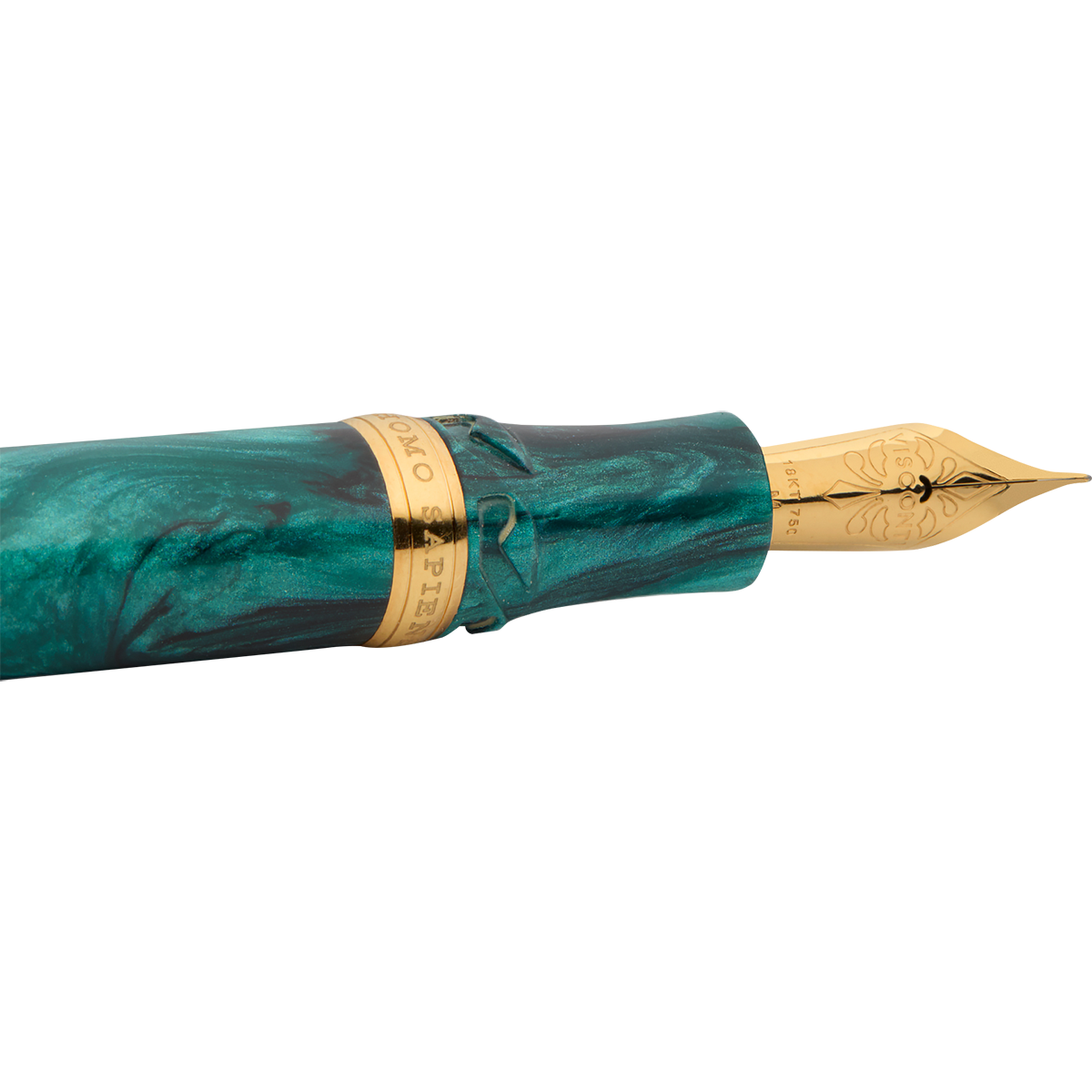 Visconti Homo Sapiens Fountain Pen - Dark Emerald - 18k Nib (Limited Edition)-Pen Boutique Ltd