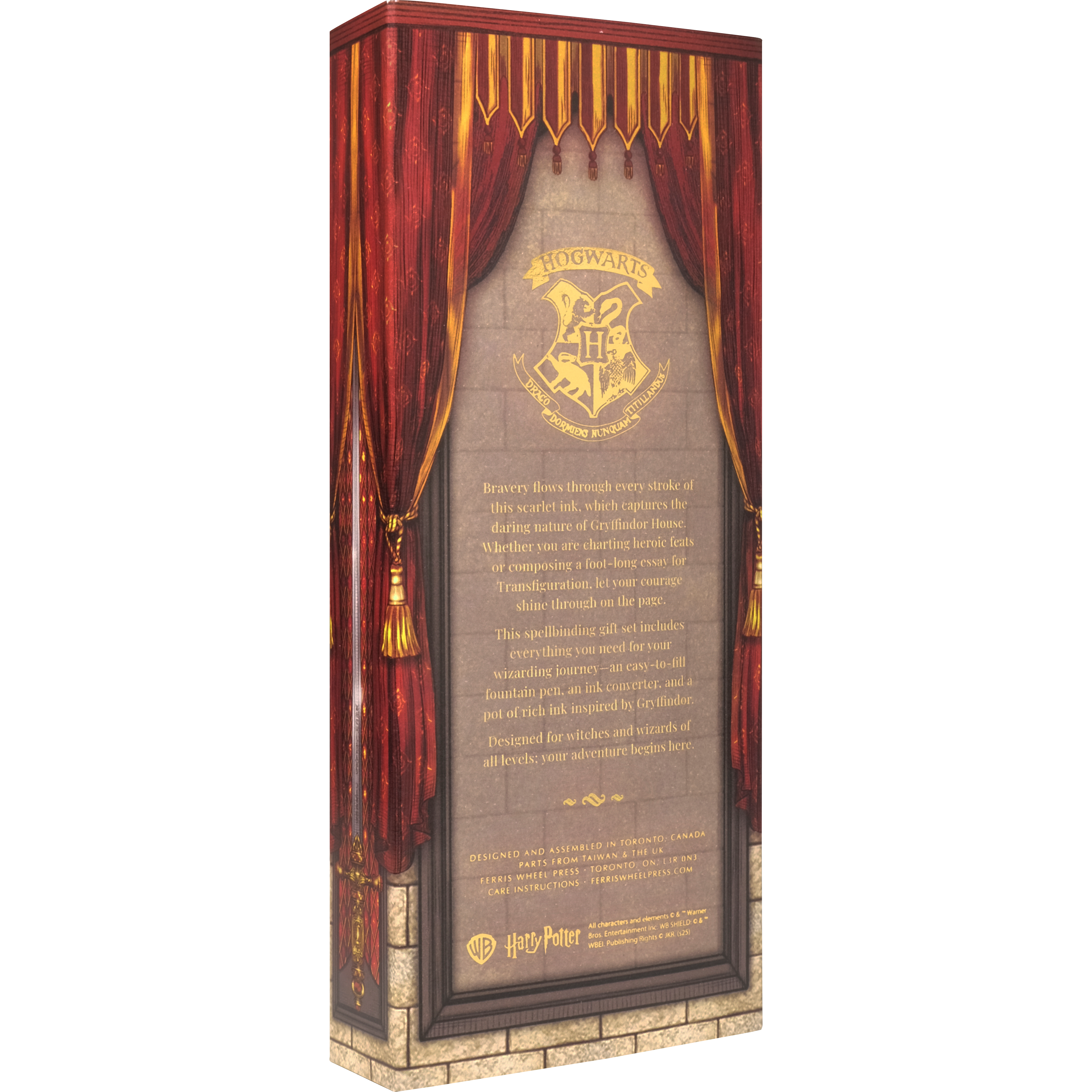 WB x Ferris Wheel Press Carousel Writing Set - Harry Potter Houses of Hogwarts: Gryffindor - 2538-Pen Boutique Ltd