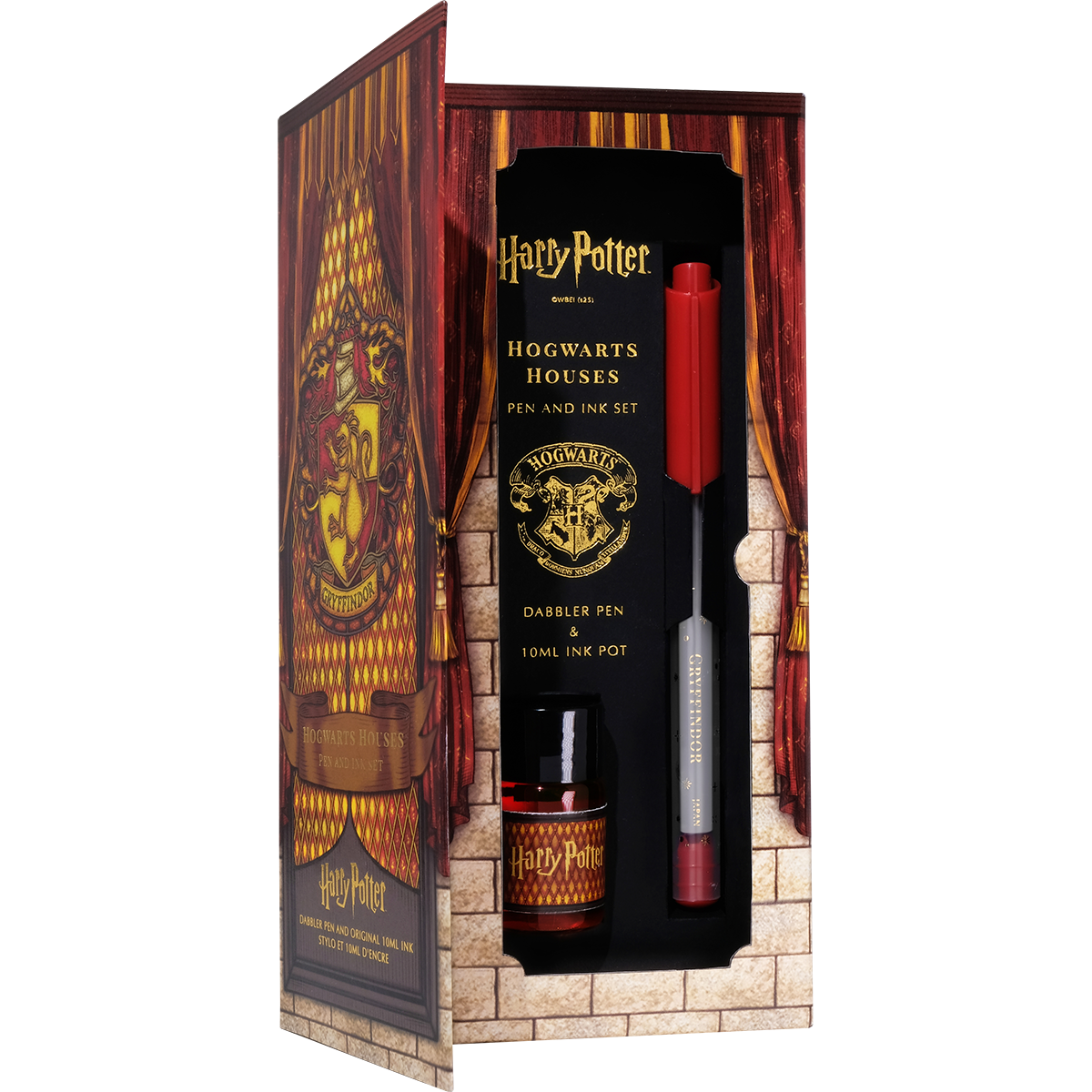 WB x Ferris Wheel Press Dabbler Fountain Pen and Ink Set - Harry Potter Houses of Hogwarts: Gryffindor-Pen Boutique Ltd