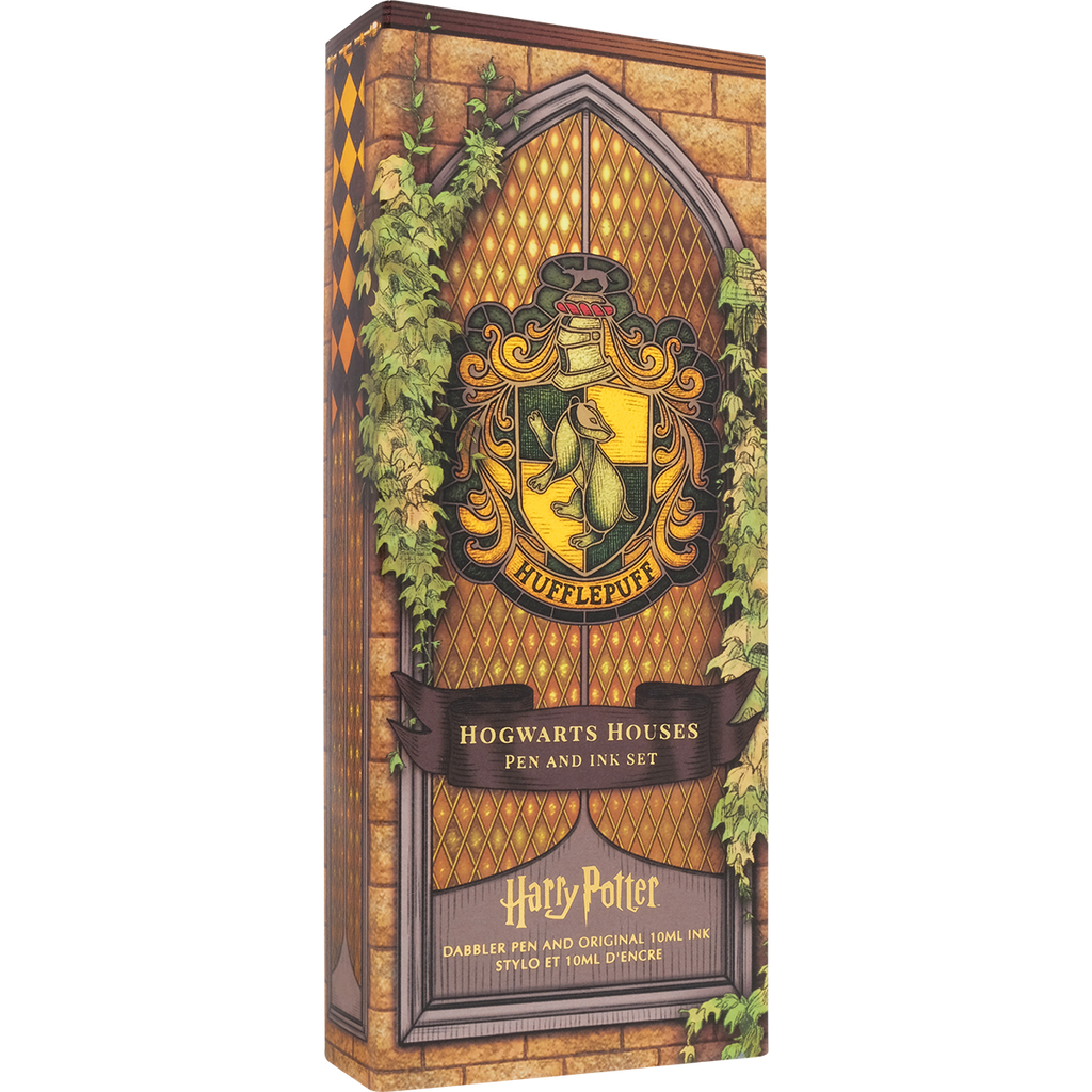 WB x Ferris Wheel Press Dabbler Fountain Pen and Ink Set - Harry Potter Houses of Hogwarts: Hufflepuff-Pen Boutique Ltd