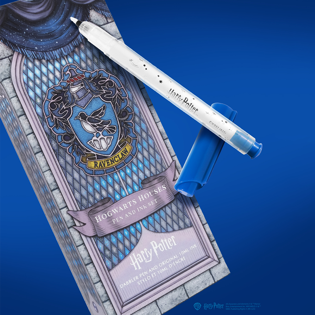WB x Ferris Wheel Press Dabbler Fountain Pen and Ink Set - Harry Potter Houses of Hogwarts: Ravenclaw-Pen Boutique Ltd