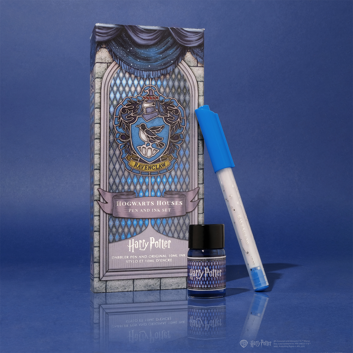 WB x Ferris Wheel Press Dabbler Fountain Pen and Ink Set - Harry Potter Houses of Hogwarts: Ravenclaw-Pen Boutique Ltd