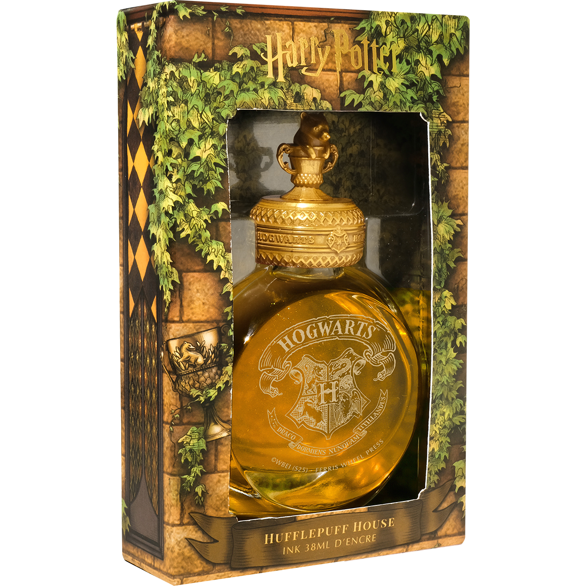 WB x Ferris Wheel Press Ink Bottle - Harry Potter Hufflepuff House - 2541 - 38ml-Pen Boutique Ltd