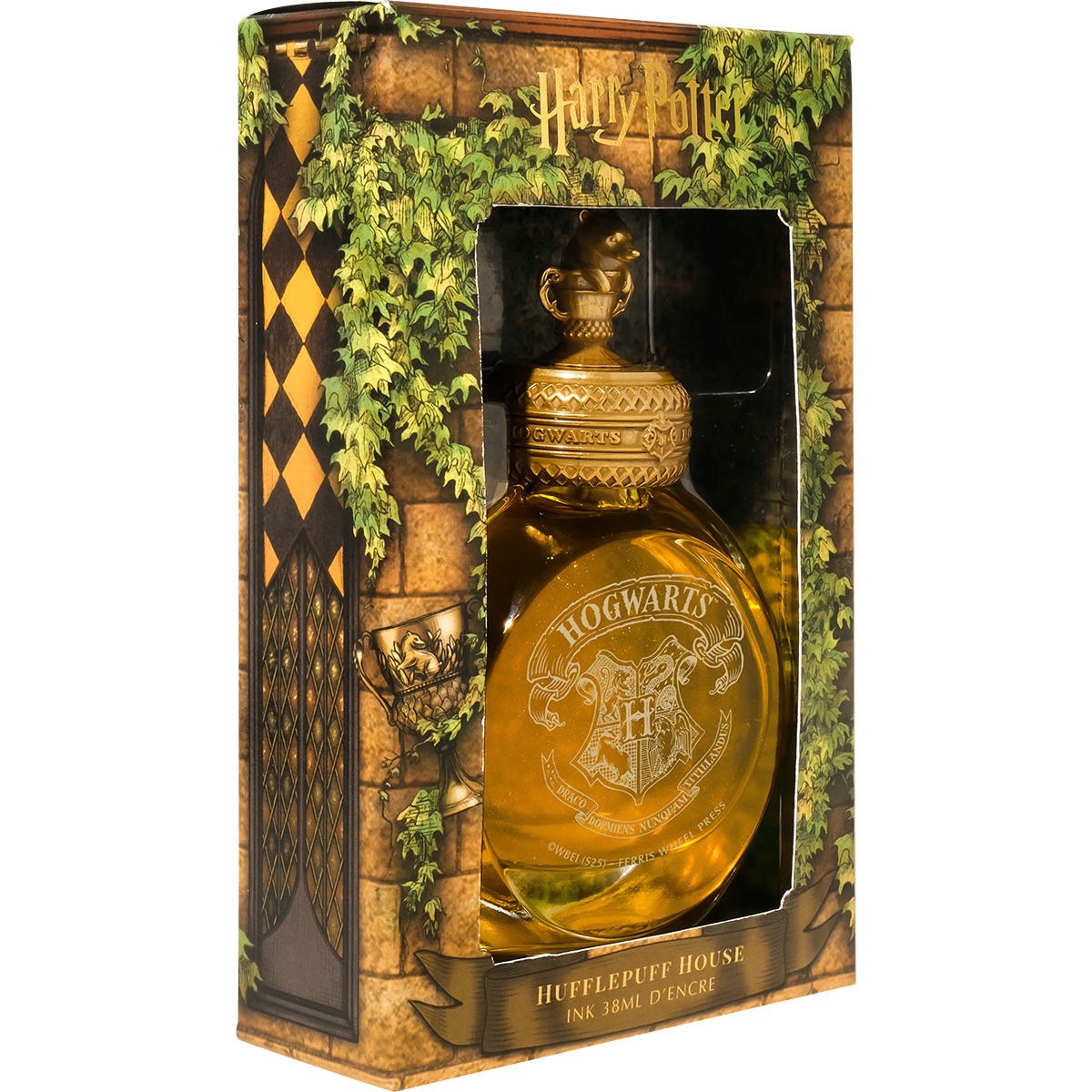 WB x Ferris Wheel Press Ink Bottle - Harry Potter Hufflepuff House - 2541 - 38ml-Pen Boutique Ltd