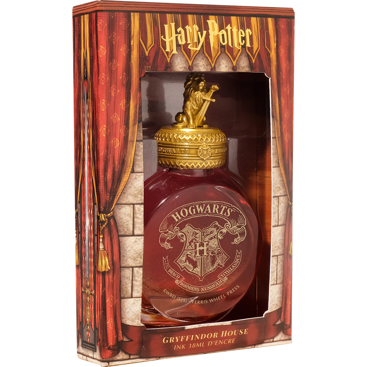 WB x Ferris Wheel Press Ink Bottle - Harry Potter Gryffindor House 2538 - 38ml-Pen Boutique Ltd