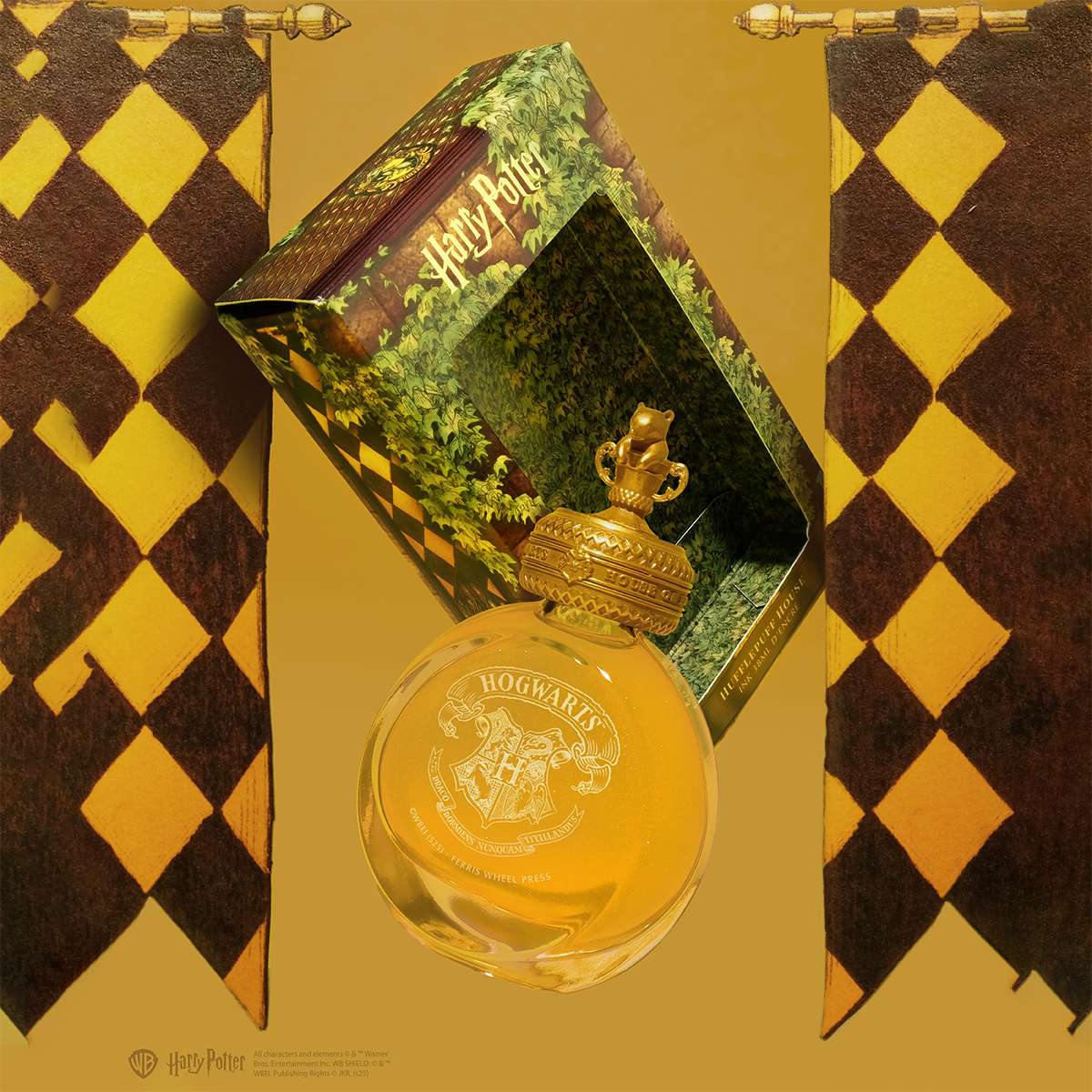 WB x Ferris Wheel Press Ink Bottle - Harry Potter Hufflepuff House - 2541 - 38ml-Pen Boutique Ltd