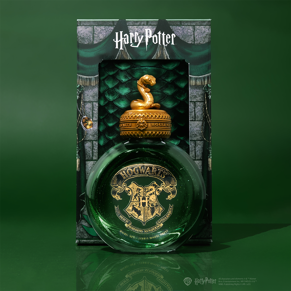 WB x Ferris Wheel Press Ink Bottle - Harry Potter Slytherin House - 2539 - 38ml-Pen Boutique Ltd