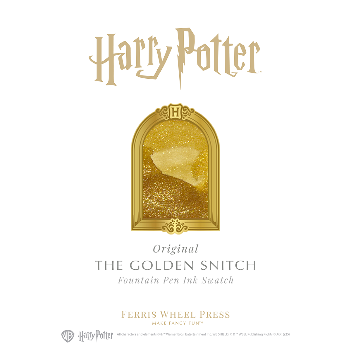 WB x Ferris Wheel Press Ink Bottle - Harry Potter The Golden Snitch - 2542 - 38ml-Pen Boutique Ltd