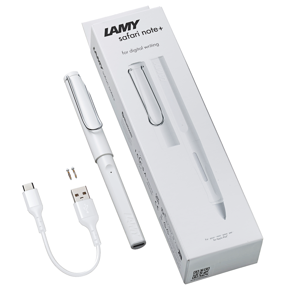 Lamy Safari Note - Studio - Stylus Pen - White (Gloss)-Pen Boutique Ltd