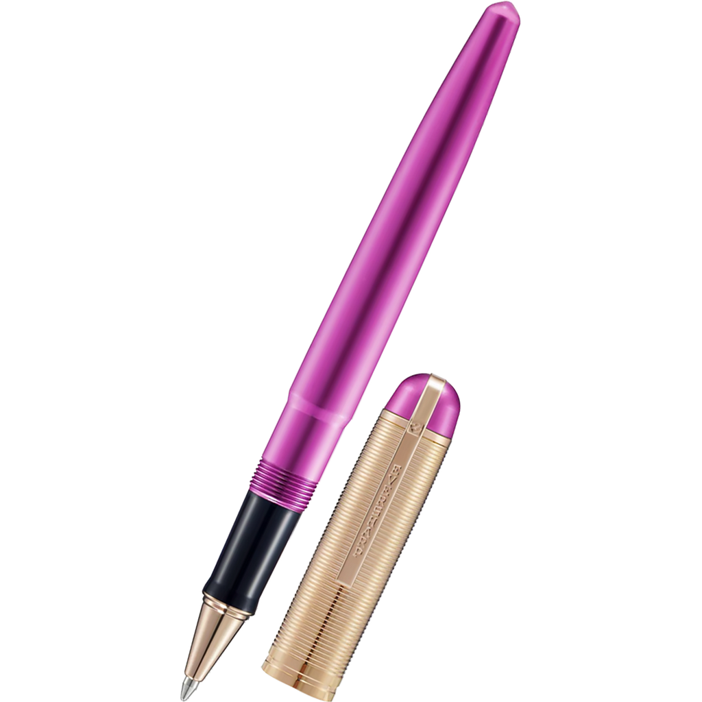Wahl-Eversharp Skyline Rollerball Pen - Royal Purple - Rose Gold Trim