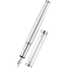 Waldmann Tapio Fountain Pen - Sterling Pinstripe Pattern-Pen Boutique Ltd