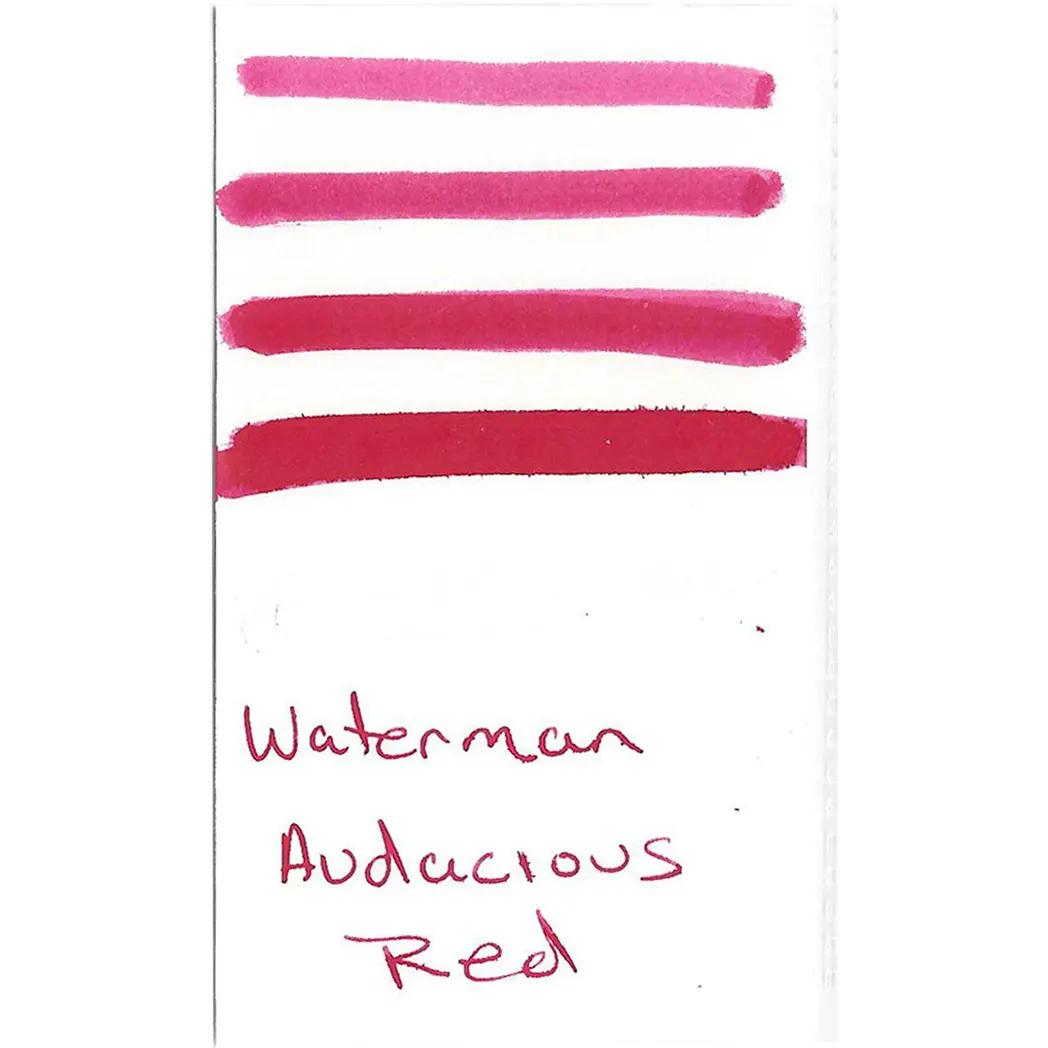Waterman Audacious Red - 50ml Bottled Ink-Pen Boutique Ltd