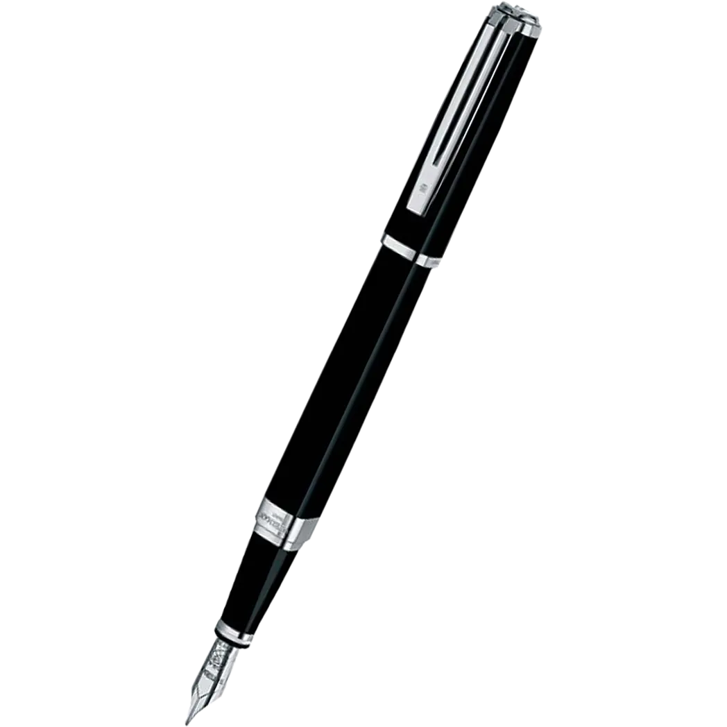 Waterman Exception Slim Black St Fountain Pen-Pen Boutique Ltd