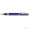 Waterman Exception Slim Blue Silver Trim Fountain Pen-Pen Boutique Ltd