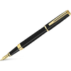 Waterman Exception Slim Fountain Pen - Black - Gold Trim-Pen Boutique Ltd
