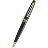 Waterman Expert Ballpoint Pen - Gold Trim - Black-Pen Boutique Ltd