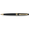Waterman Expert Ballpoint Pen - Gold Trim - Black-Pen Boutique Ltd