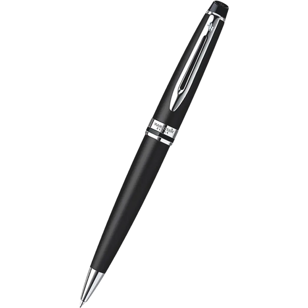 Waterman Expert Ballpoint Pen - Matte Black - Chrome Trim-Pen Boutique Ltd