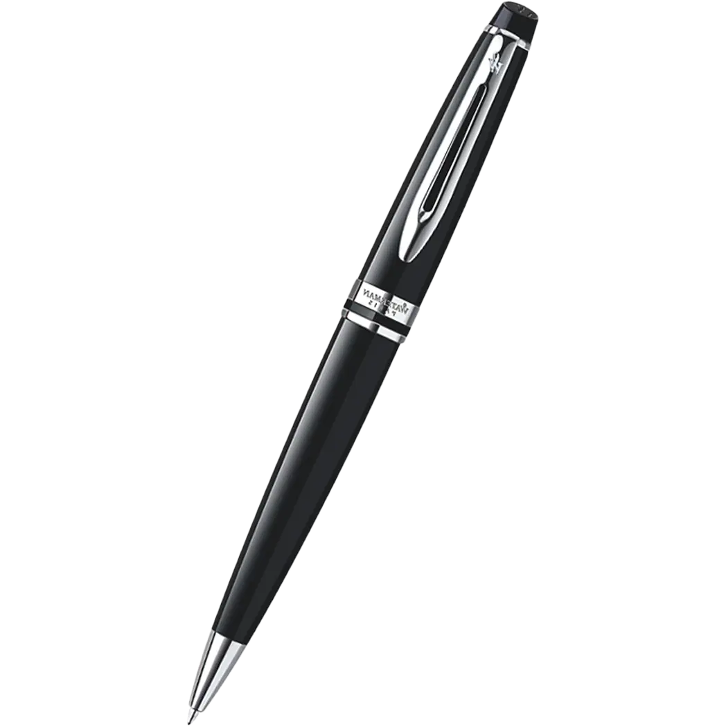Waterman Expert Black Chrome Trim Ballpoint Pen-Pen Boutique Ltd