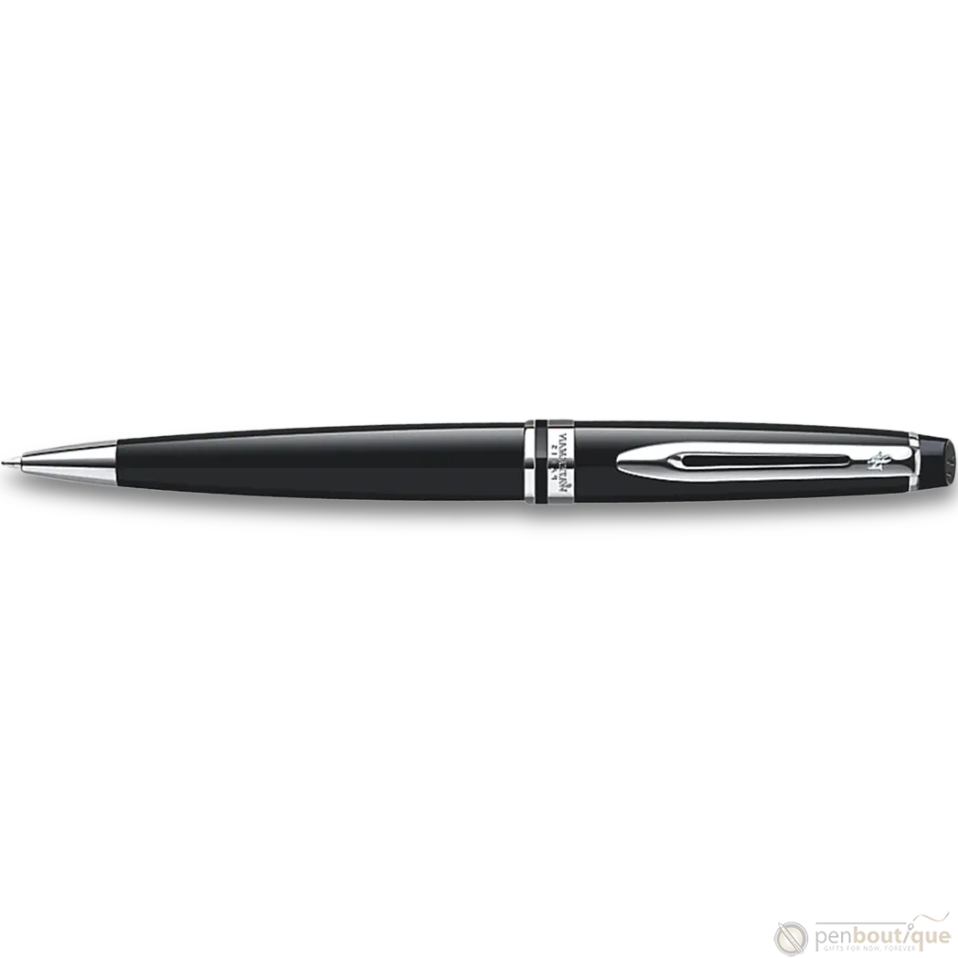 Waterman Expert Black Chrome Trim Ballpoint Pen-Pen Boutique Ltd