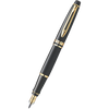 Waterman Expert Black Gold Trim Fountain Pen-Pen Boutique Ltd