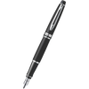 Waterman Expert Fountain Pen - Matte Black - Chrome Trim-Pen Boutique Ltd