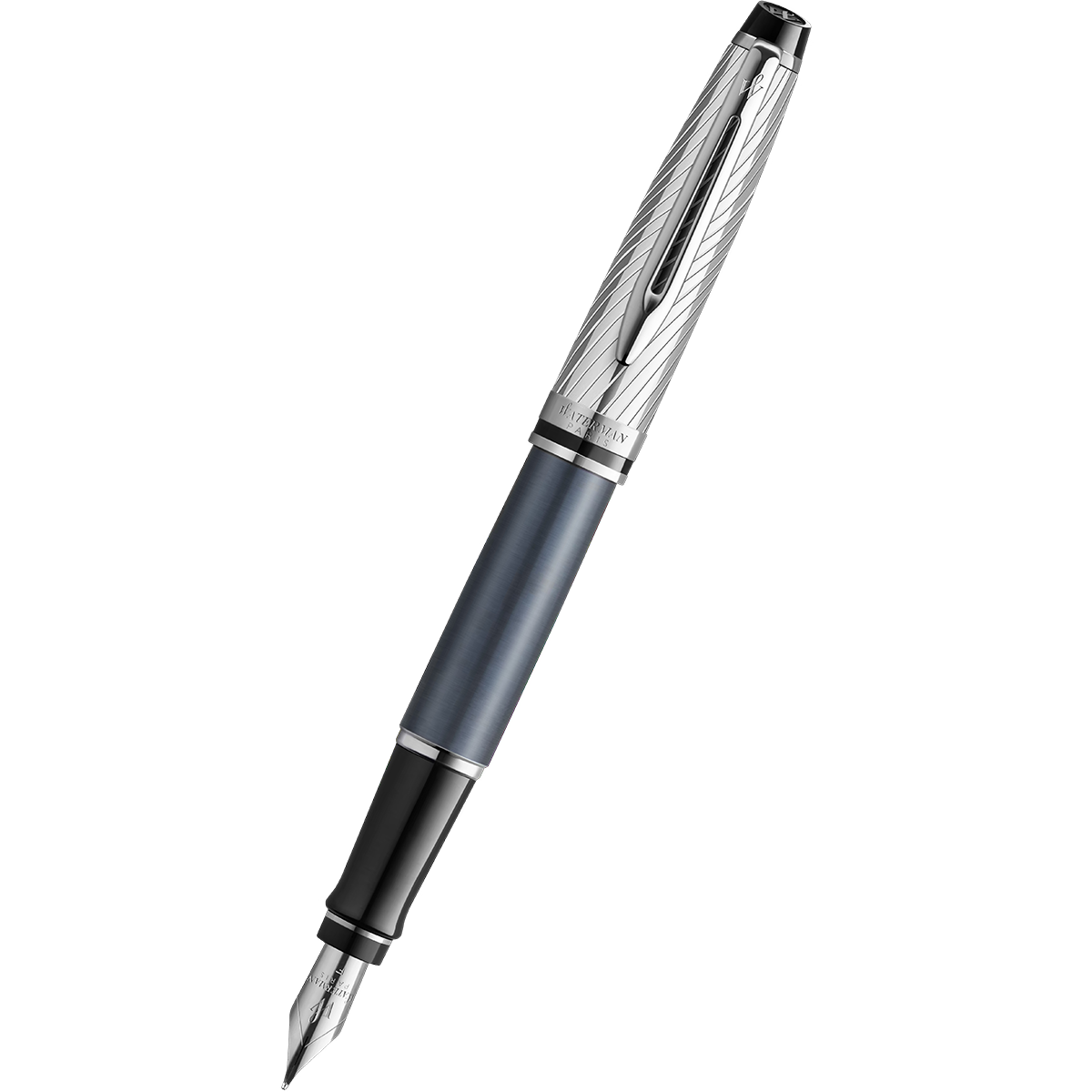 Waterman Expert Fountain Pen - Metallic Stone Grey (Deluxe)-Pen Boutique Ltd